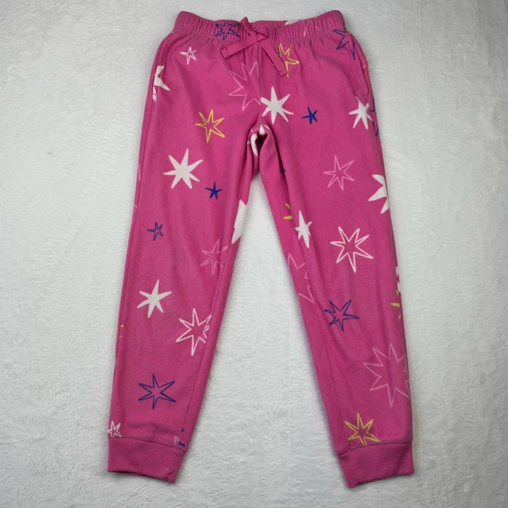 Old Navy youth girls fleece pajama pants. Lot of 2. Girls Size M (8).